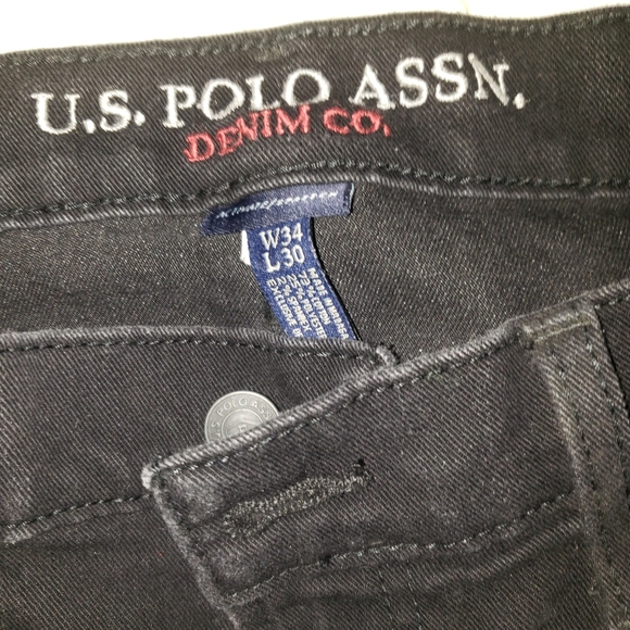 Us polo assn authentic 1890 men's black jeans - Picture 3 of 6